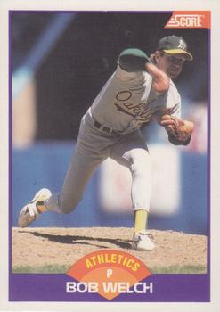 1989 Score - Promos #308 Bob Welch Front