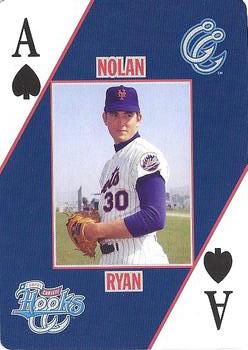 2007 Corpus Christi Hooks Playing Cards #A♠ Nolan Ryan Front