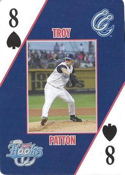 2007 Corpus Christi Hooks Playing Cards #8♠ Troy Patton Front