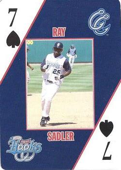 2007 Corpus Christi Hooks Playing Cards #7♠ Ray Sadler Front