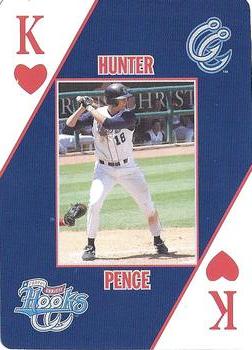 2007 Corpus Christi Hooks Playing Cards #K♥ Hunter Pence Front