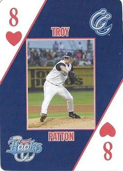 2007 Corpus Christi Hooks Playing Cards #8♥ Troy Patton Front