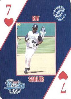2007 Corpus Christi Hooks Playing Cards #7♥ Ray Sadler Front