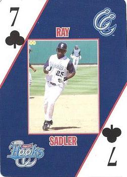 2007 Corpus Christi Hooks Playing Cards #7♣ Ray Sadler Front