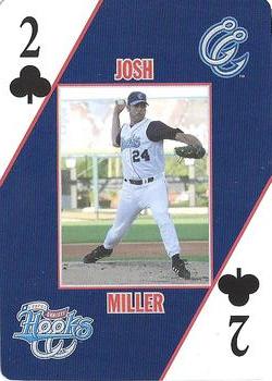 2007 Corpus Christi Hooks Playing Cards #2♣ Josh Miller Front