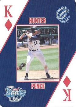 2007 Corpus Christi Hooks Playing Cards #K♦ Hunter Pence Front