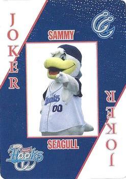 2007 Corpus Christi Hooks Playing Cards #JOKER Sammy Seagull Front
