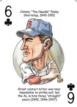 2007 Hero Decks Boston Red Sox World Champions Baseball Heroes Playing Cards #6♣ Johnny 