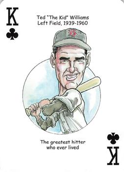 2007 Hero Decks Boston Red Sox World Champions Baseball Heroes Playing Cards #K♣ Ted 