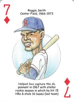 2007 Hero Decks Boston Red Sox World Champions Baseball Heroes Playing Cards #7♦ Reggie Smith Front