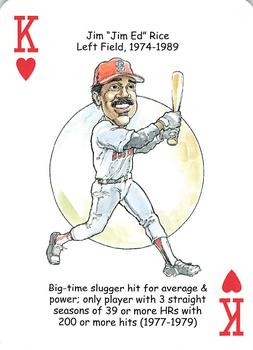 2007 Hero Decks Boston Red Sox World Champions Baseball Heroes Playing Cards #K♥ Jim 