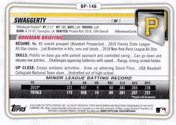 2020 Bowman - Prospects #BP-146 Travis Swaggerty Back