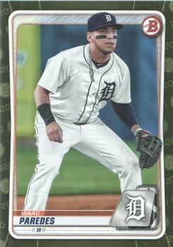 2020 Bowman - Prospects Camo #BP-120 Isaac Paredes Front