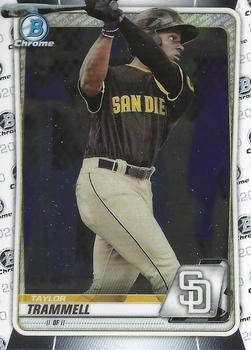 2020 Bowman - Chrome Prospects #BCP-130 Taylor Trammell Front