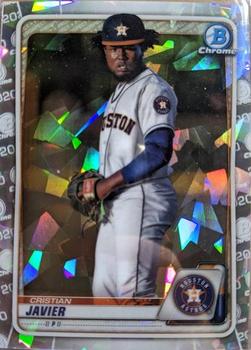 2020 Bowman - Chrome Prospects Atomic Refractor #BCP-56 Cristian Javier Front