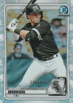 2020 Bowman - Chrome Prospects Refractor #BCP-101 Nick Madrigal Front