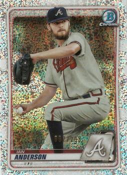 2020 Bowman - Chrome Prospects Speckle Refractor #BCP-97 Ian Anderson Front