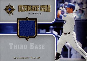 2007 Upper Deck Ultimate Collection - Ultimate Star Materials #SM-AG2 Alex Gordon Front