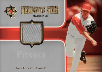 2007 Upper Deck Ultimate Collection - Ultimate Star Materials #SM-JL John Lackey Front