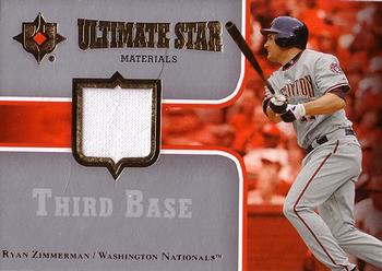 2007 Upper Deck Ultimate Collection - Ultimate Star Materials #SM-RZ Ryan Zimmerman Front