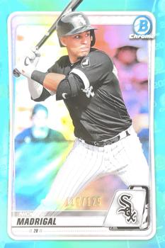 2020 Bowman - Chrome Prospects Aqua Refractor #BCP-101 Nick Madrigal Front