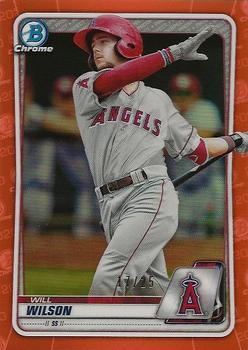 2020 Bowman - Chrome Prospects Orange Refractor #BCP-147 Will Wilson Front