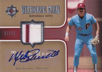 2007 Upper Deck Ultimate Collection - Ultimate Star Materials Autograph #SM-MS Mike Schmidt Front