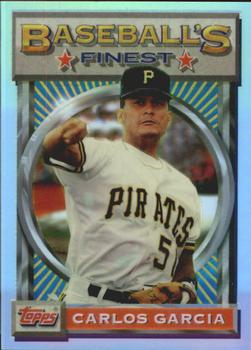 1993 Finest - Refractors #4 Carlos Garcia Front