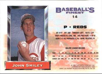 1993 Finest - Refractors #14 John Smiley Back
