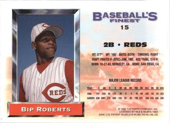 1993 Finest - Refractors #15 Bip Roberts Back