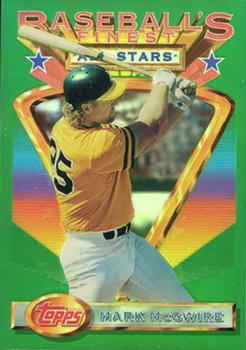 1993 Finest - Refractors #92 Mark McGwire Front