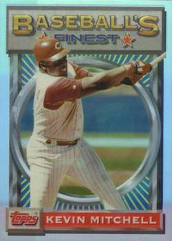 1993 Finest - Refractors #136 Kevin Mitchell Front