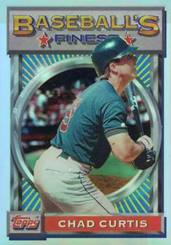 1993 Finest - Refractors #146 Chad Curtis Front