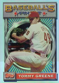 1993 Finest - Refractors #149 Tommy Greene Front