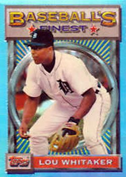 1993 Finest - Refractors #2 Lou Whitaker Front