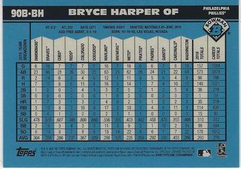 2020 Bowman - 1990 Bowman #90B-BH Bryce Harper Back