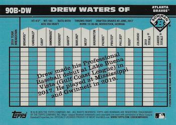 2020 Bowman - 1990 Bowman #90B-DW Drew Waters Back