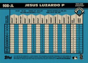 2020 Bowman - 1990 Bowman #90B-JL Jesus Luzardo Back