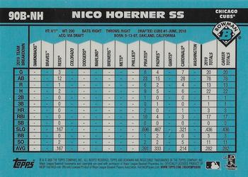 2020 Bowman - 1990 Bowman #90B-NH Nico Hoerner Back