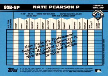 2020 Bowman - 1990 Bowman #90B-NP Nate Pearson Back