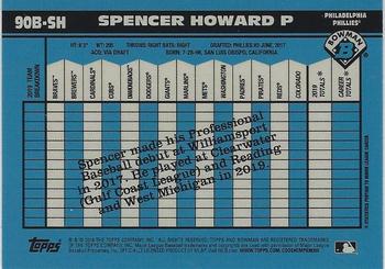 2020 Bowman - 1990 Bowman #90B-SH Spencer Howard Back