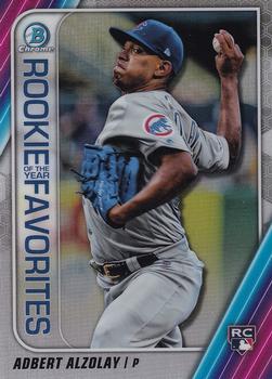 2020 Bowman - Chrome Rookie of the Year Favorites #ROYF-AA Adbert Alzolay Front