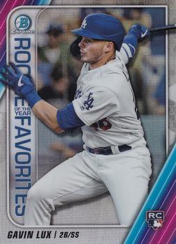 2020 Bowman - Chrome Rookie of the Year Favorites #ROYF-GL Gavin Lux Front