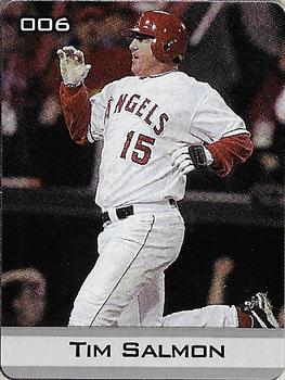 2003 Sports Vault MLB Stickers #6 Tim Salmon Front