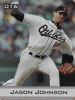 2003 Sports Vault MLB Stickers #16 Jason Johnson Front
