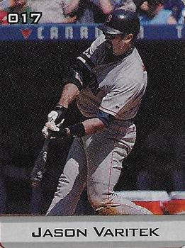2003 Sports Vault MLB Stickers #17 Jason Varitek Front