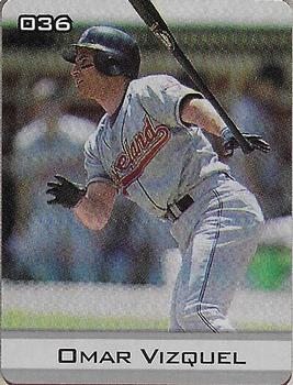 2003 Sports Vault MLB Stickers #36 Omar Vizquel Front