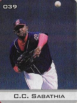 2003 Sports Vault MLB Stickers #39 C.C. Sabathia Front