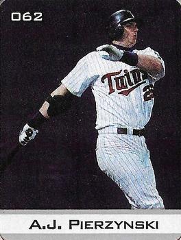 2003 Sports Vault MLB Stickers #62 A.J. Pierzynski Front