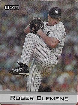 2003 Sports Vault MLB Stickers #70 Roger Clemens Front